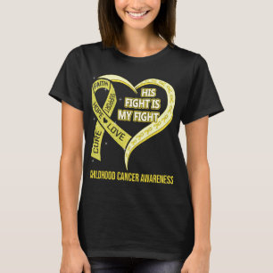 Camiseta Su lucha es mi lucha contra el cáncer infantil