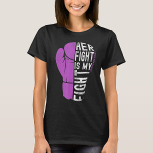 Camiseta Su Lucha Es Mi Lucha Contra El Lupus De Cinta Púrp