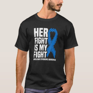 Camiseta Su lucha es mi lucha contra el síndrome de Angelma
