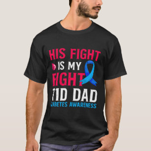 Camiseta Su Lucha Es Mi Lucha Contra La Diabetes T1d De Pap