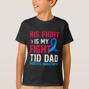 Camiseta Su Lucha Es Mi Lucha Contra La Diabetes T1d De Pap