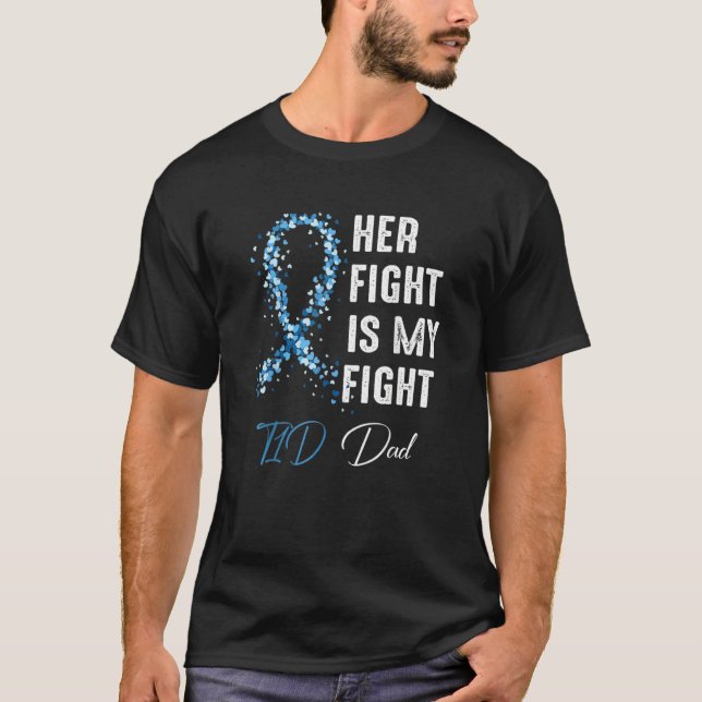 Camiseta Su Lucha Es Mi Lucha Contra La Diabetes T1d De Pap (Anverso)