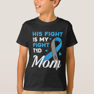 Camiseta Su Lucha Es Mi Lucha Contra La Diabetes T1d Tipo 1