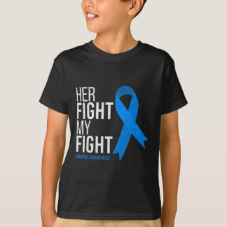 Camiseta Su lucha es mi lucha contra la diabetes tipo T1D d