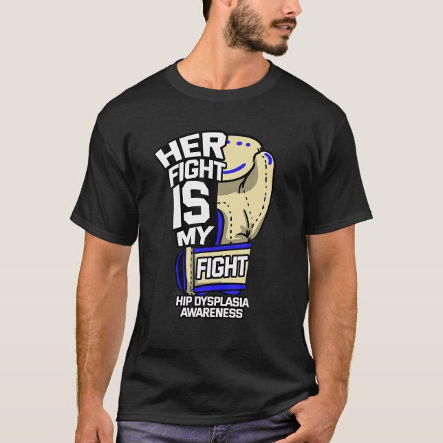 Camiseta Su lucha es mi lucha contra la displasia de cadera (Anverso)
