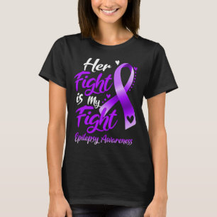 Camiseta Su lucha es mi lucha contra la epilepsia