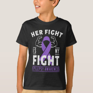 Camiseta Su lucha es mi lucha contra la epilepsia