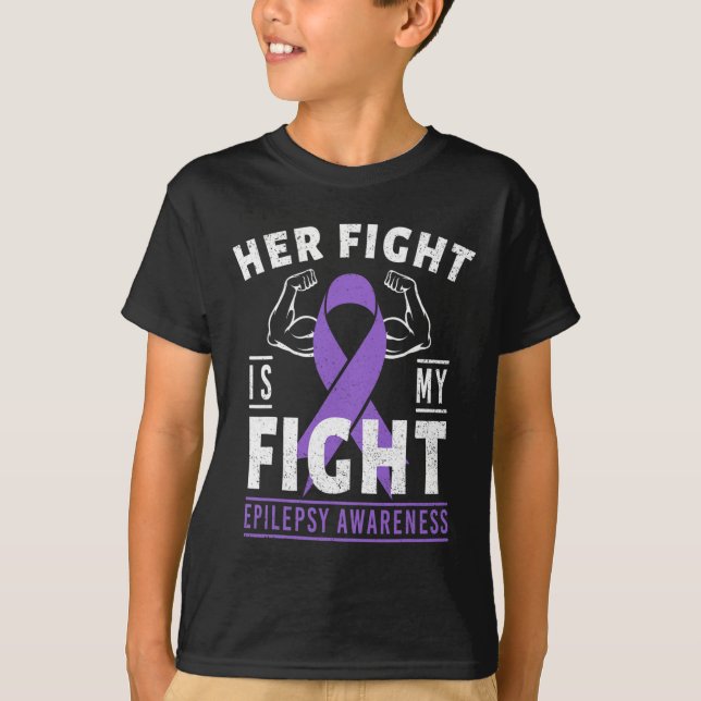 Camiseta Su lucha es mi lucha contra la epilepsia (Anverso)