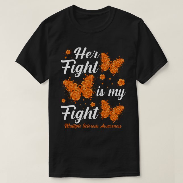 Camiseta Su lucha es mi lucha contra la esclerosis múltiple (Diseño del anverso)
