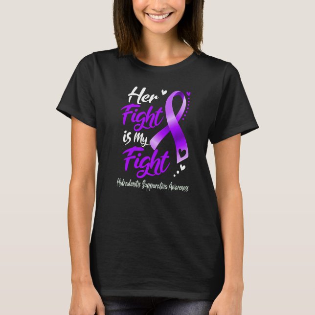 Camiseta Su Lucha Es Mi Lucha Contra La Hidradenitis Suppur (Anverso)