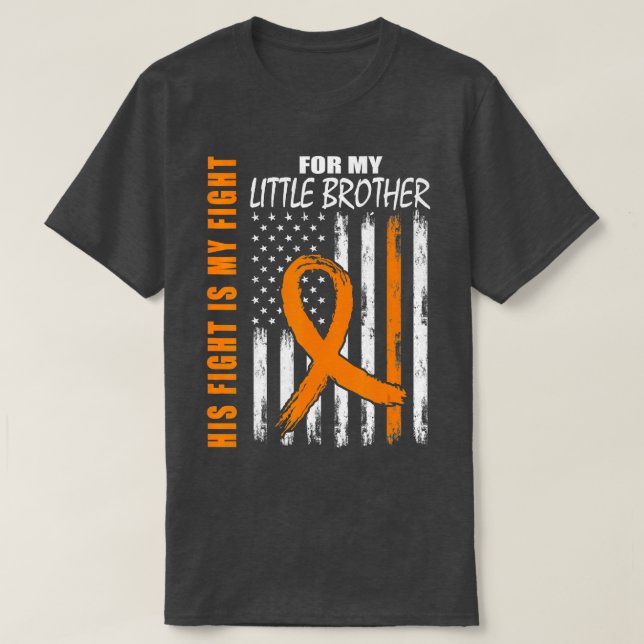Camiseta Su Lucha Es Mi Lucha Contra La Leucemia Del Pequeñ (Diseño del anverso)
