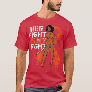 Camiseta Su Lucha Es Mi Lucha Contra La Leucemia Melanin Wa