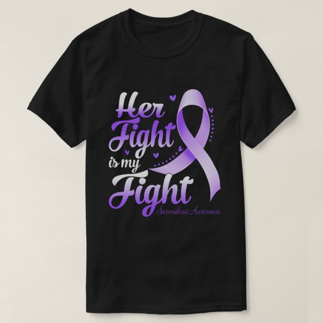Camiseta Su lucha es mi lucha contra la SARCOIDOSIS (Diseño del anverso)