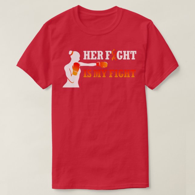 Camiseta Su Lucha Es Mi Lucha Contra Las Células De Sangre  (Diseño del anverso)