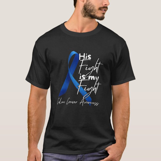 Camiseta Su Lucha Es Mi Lucha De Apoyo Al Cáncer De Colón (Anverso)