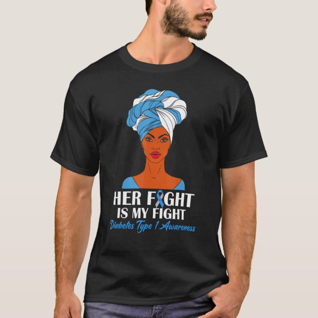Camiseta Su Lucha Es Mi Lucha De Concienciación Sobre La Di (Anverso)