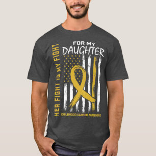 Camiseta Su Lucha Es Mi Lucha De Hija Cáncer De Niña