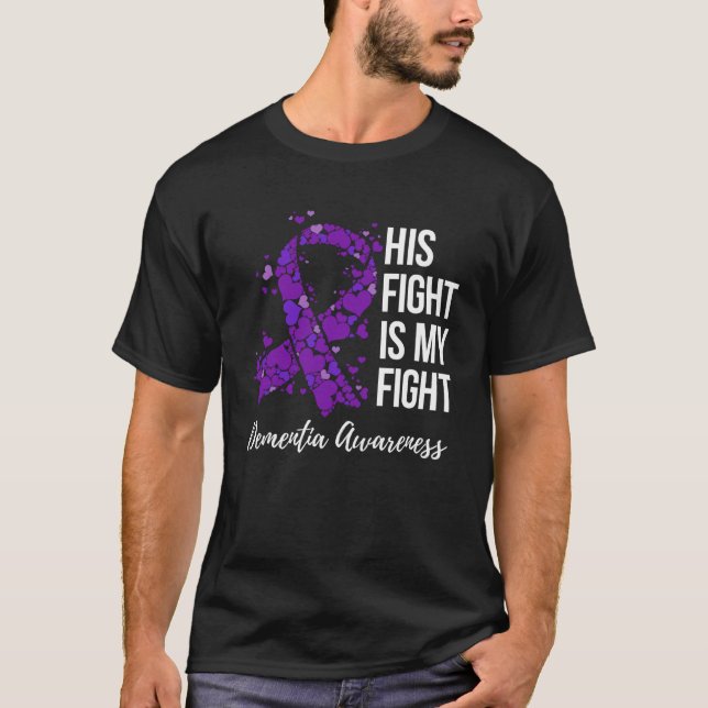 Camiseta Su Lucha Es Mi Lucha Demencia Conciencia (Anverso)