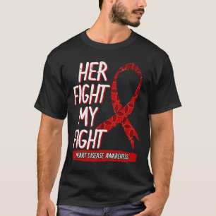 Camiseta Su lucha es mi lucha enfermedad cardíaca arterias