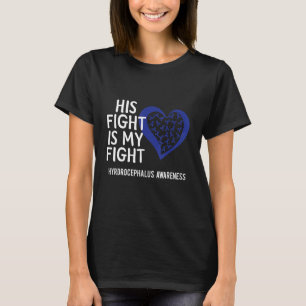 Camiseta Su lucha es mi lucha Hidrocefalia conciencia azul