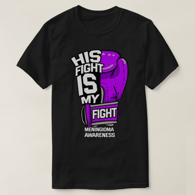 Camiseta Su Lucha Es Mi Lucha Meningioma Meningeal Tumor B (Diseño del anverso)