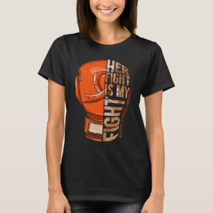 Camiseta Su Lucha Es Mi Lucha Naranja De Esclerosis Múltipl
