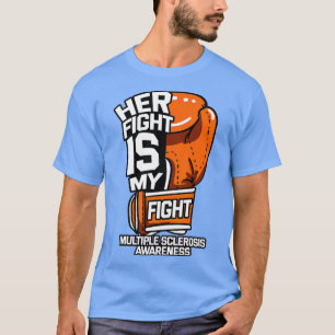 Camiseta Su Lucha Es Mi Lucha Naranja De Esclerosis Múltipl