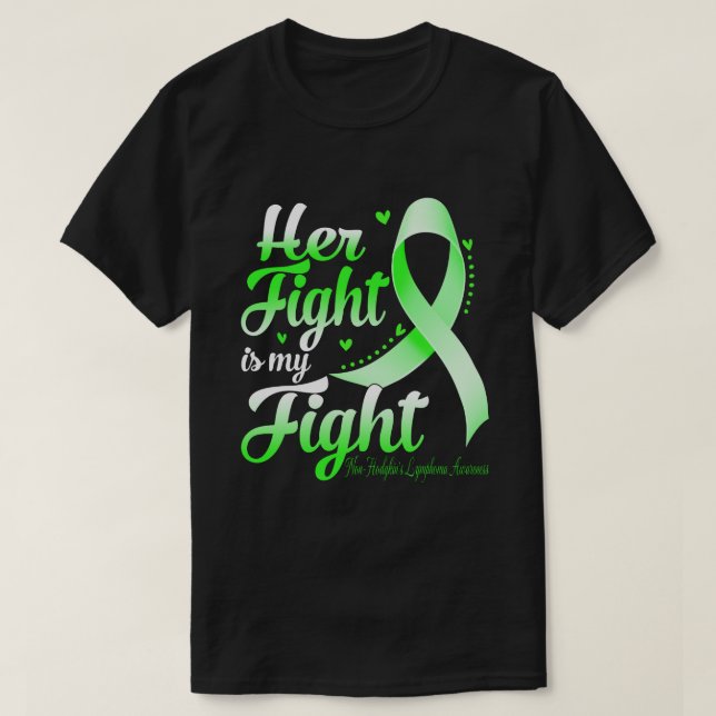 Camiseta Su Lucha Es Mi Lucha No-HOMA-LYMPHOMA AWARE (Diseño del anverso)