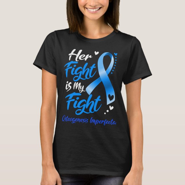 Camiseta Su lucha es mi lucha OSTEOGENESIS IMPERFECTA (Anverso)