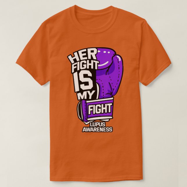 Camiseta Su Lucha Es Mi Lucha Por El Lupus Eritematoso Sist (Diseño del anverso)
