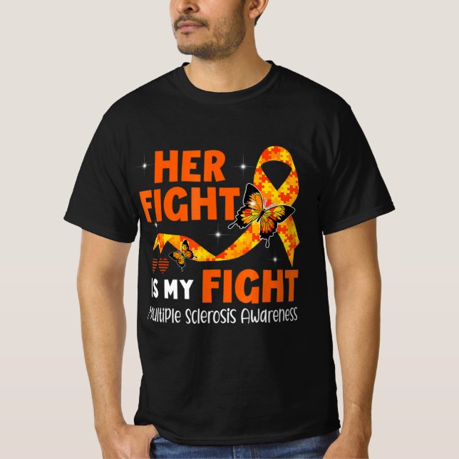 Camiseta Su Lucha Es Mi Lucha Por La Esclerosis Múltiple De (Anverso)