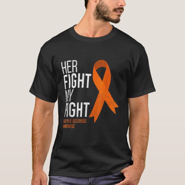 Camiseta Su Lucha Es Mi Lucha Por La Esclerosis Múltiple Se (Anverso)