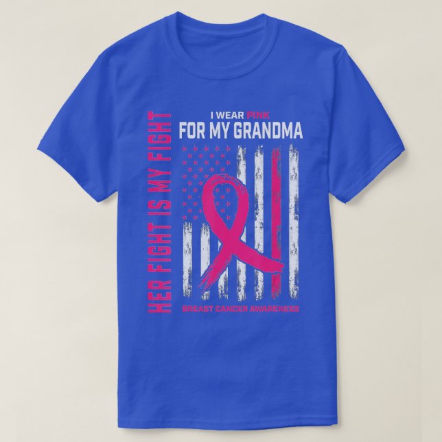 Camiseta Su Lucha Es Mi Lucha Que Llevo La Abuela Rosa C (Diseño del anverso)