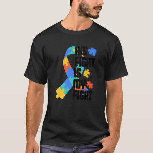 Camiseta Su lucha es mi lucha rompecabezas autismo Concienc