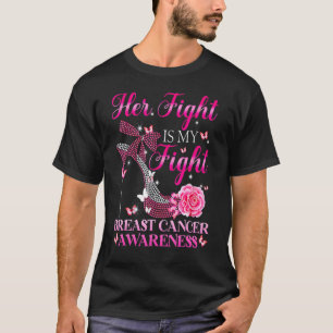 Camiseta Su lucha es mi lucha Rosa de tacón alto