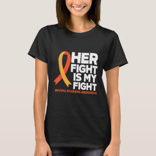 Camiseta Su Lucha Es Mi Lucha Señora Esclerosis Múltiple Aw