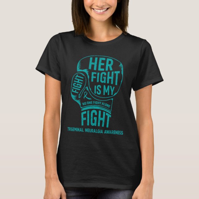 Camiseta Su Lucha Es Mi Lucha Trigeminal Neuralgia Awarene (Anverso)
