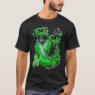 Camiseta Su Lucha Es Mi Lucha Verde Alta Heels Enfermedad D