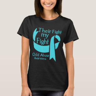 Camiseta Su Lucha Es Mi Mes De Conciencia Sobre El Maltrato