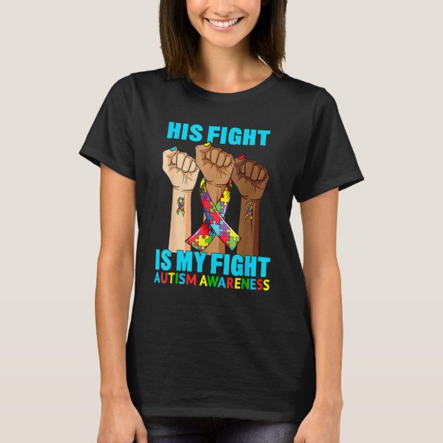 Camiseta Su Lucha Es Mi Mes De Concienciación Sobre El Auti (Anverso)