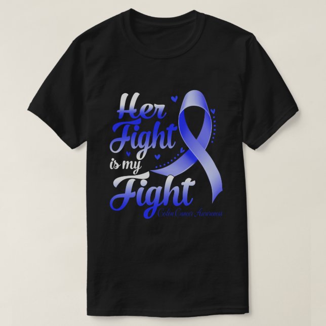 Camiseta Su Lucha Es Mi Mes De Concienciación Sobre El CÁNC (Diseño del anverso)