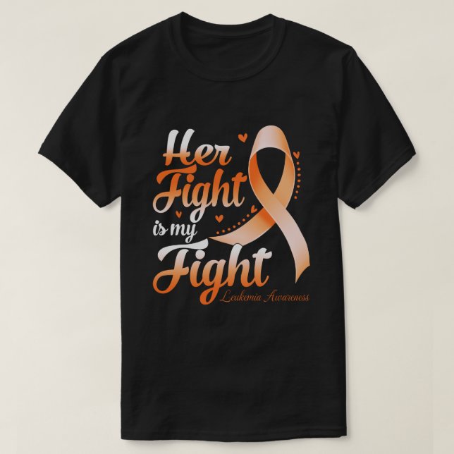 Camiseta Su Lucha Es Mi Mes De Concienciación Sobre La LEUK (Diseño del anverso)