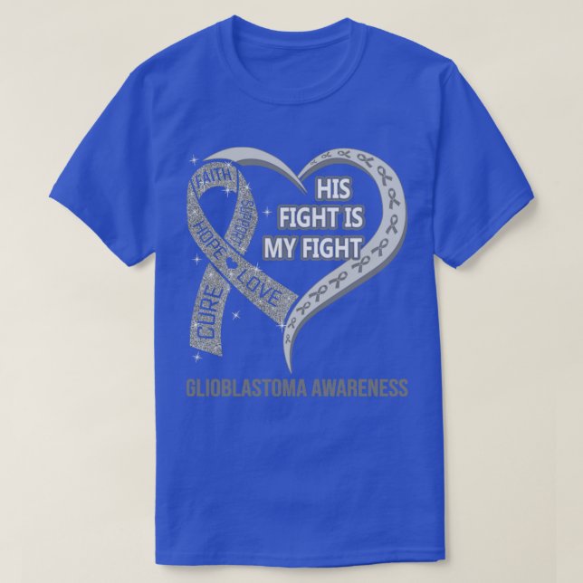 Camiseta Su Lucha Es Mi Pelea Cinta Glioblastoma Aw (Diseño del anverso)