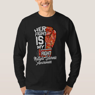 Camiseta Su Lucha Es Mi Pelea De Boxeo Glove Múltiple Escle