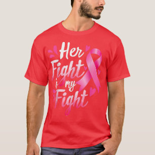 Camiseta Su Lucha Es Mi Pelea Guerrera De Cinta Rosa C