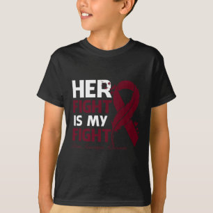 Camiseta Su Lucha Es Mi Riña De Concienciación Sobre El Ane