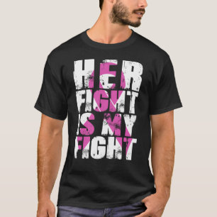 Camiseta Su lucha es mi rosa de la conciencia del cáncer d