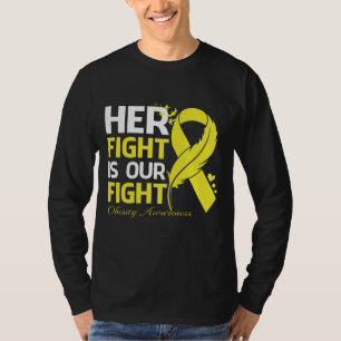 Camiseta Su Lucha Es Nuestra Cinta De Concienciación Sobre 