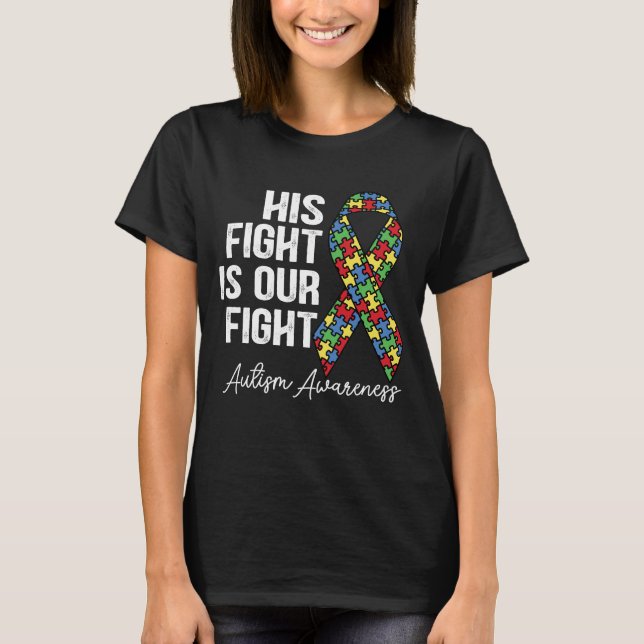 Camiseta Su lucha es nuestra lucha Autismo (Anverso)