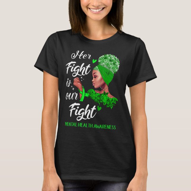 Camiseta Su Lucha Es Nuestra Lucha Concienciación Sobre La  (Anverso)
